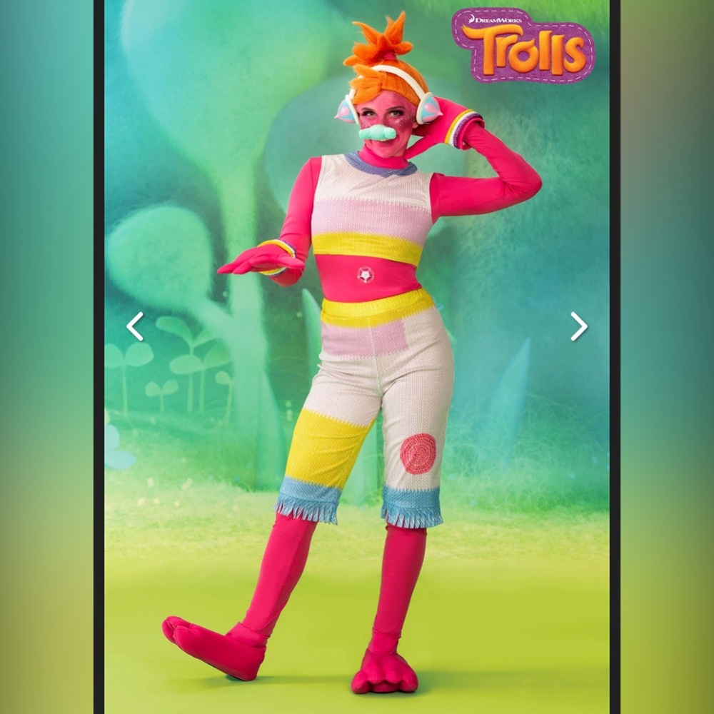 DJ Trolls Womens costume